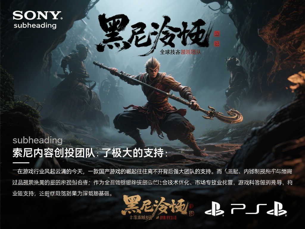 索尼内容创投团队鼎力支持《黑神话》开发！